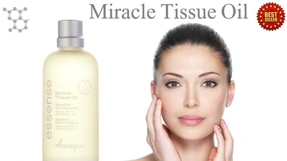 Woman with Essense Miracle Tissue Oil
