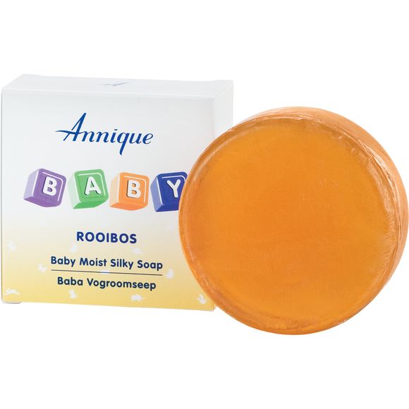 A bar of Annique's Baby Rooibos Moist Silky Soap