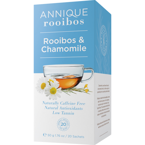 Rooibos & Chamomile Tea 20 Sachets | Reduce Anxiety & Improve Sleep