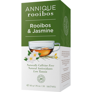 Rooibos & Jasmine Tea 20 Sachets | Relax & Reduce Stress