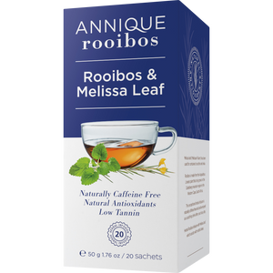 Rooibos & Melissa Leaf Tea 20 Sachets | Assists with Night Rest