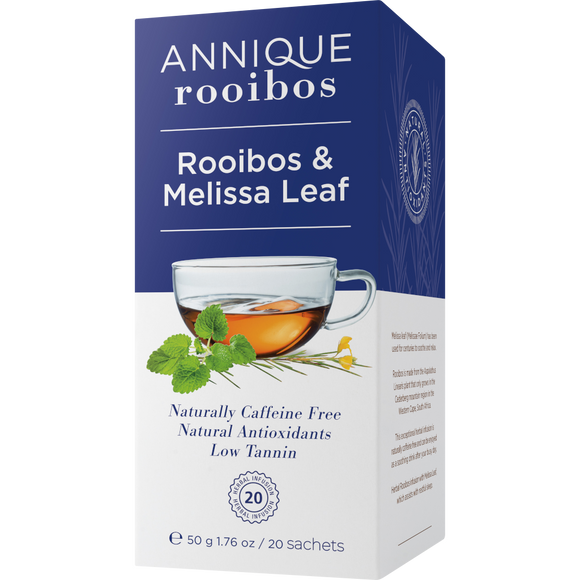 Rooibos & Melissa Leaf Tea 20 Sachets | Assists with Night Rest