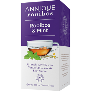Rooibos & Mint Tea 20 Sachets | Assists with Stomach Ailments