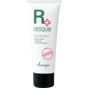 A tube of Annique's Resque ZerroAche+ for Herbal Relief of Pain