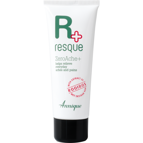 A tube of Annique's Resque ZerroAche+ for Herbal Relief of Pain